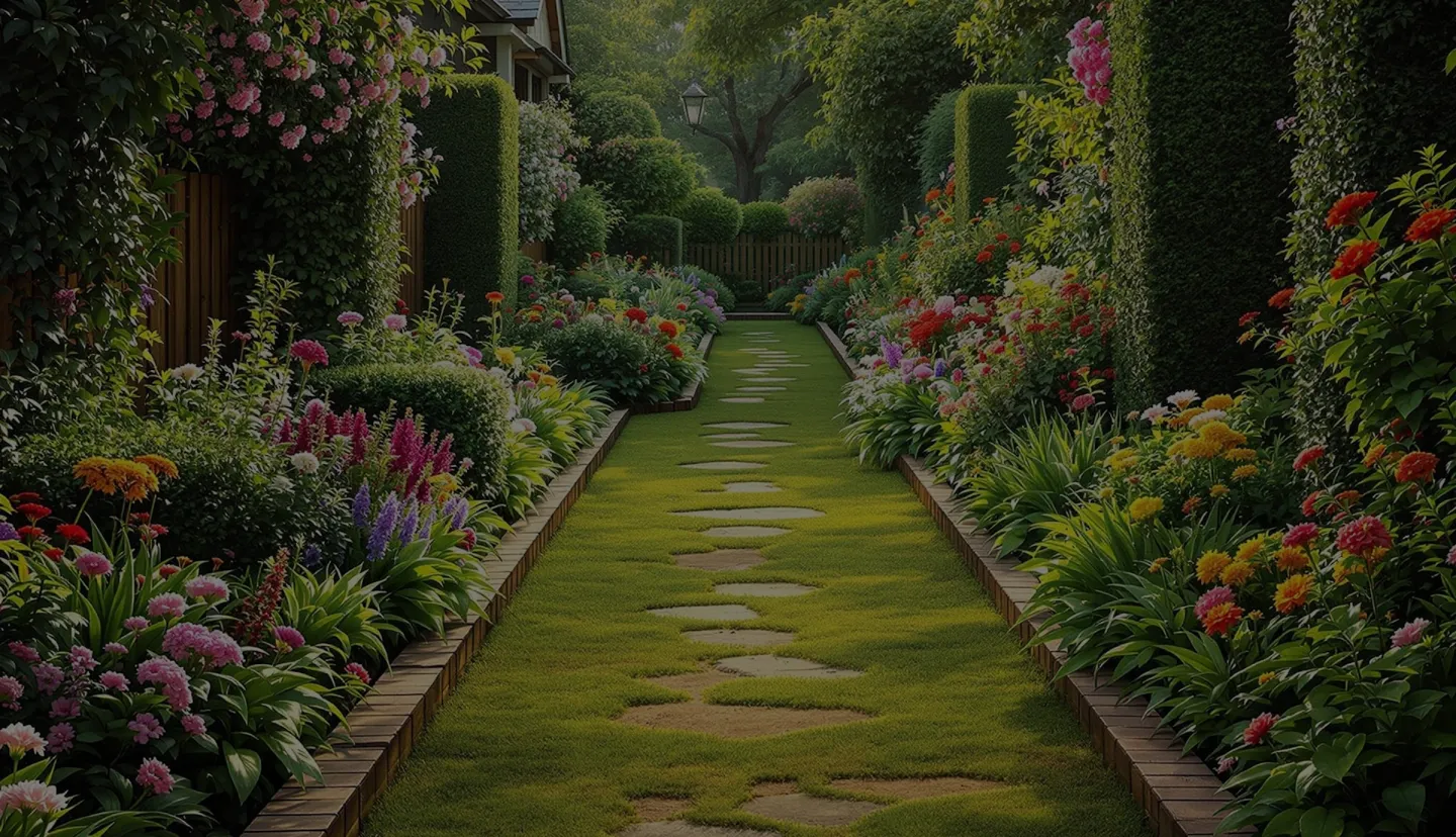 Beautiful garden background